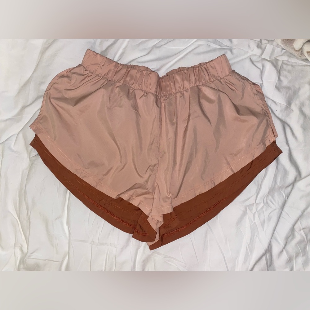 Free people movement run for it shorts